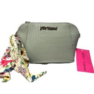 Betsey 💋 Johnson Women's XO Anaya Crossbody with Scarf and Chain Strap  Handbag